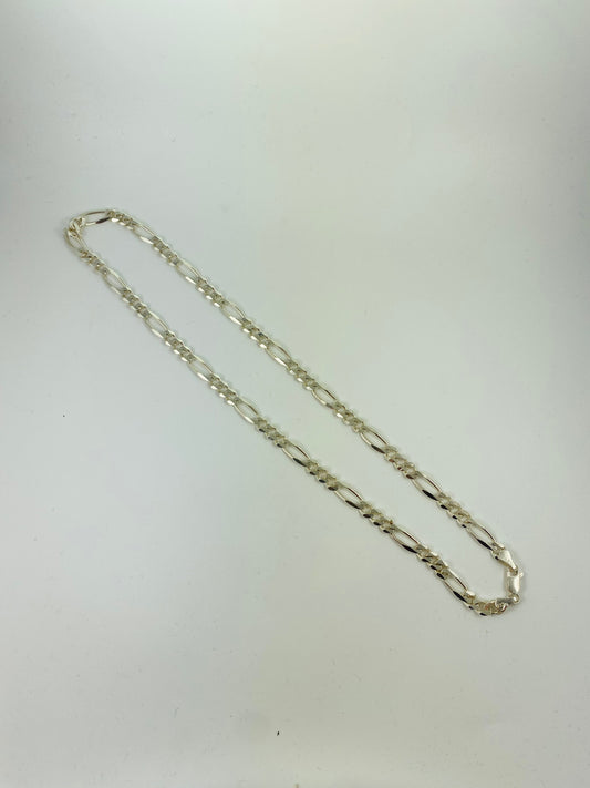 Sterling Silver Figaro Chain 20”